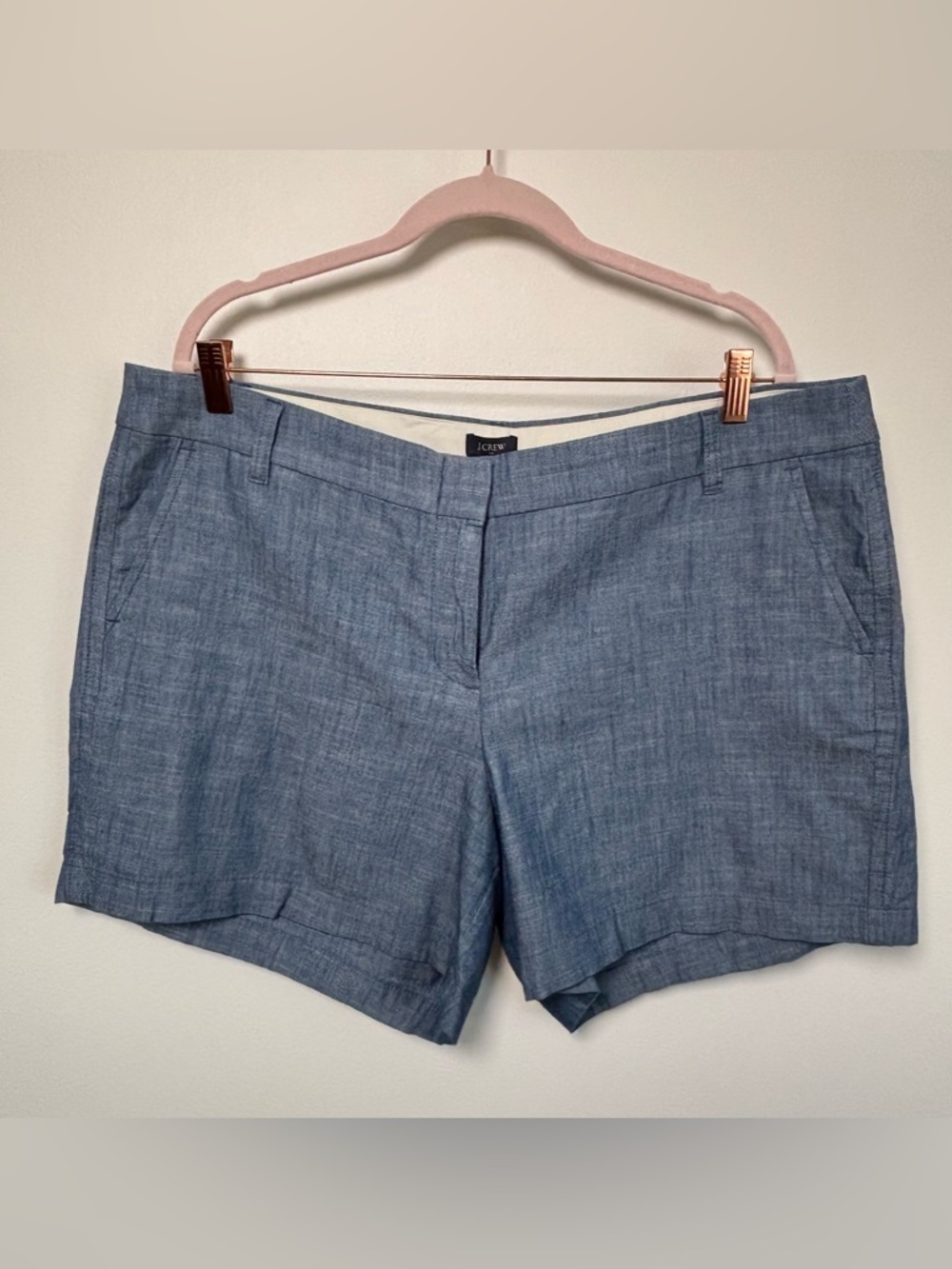 J. Crew Factory Chambray Shorts - Size 16
